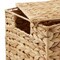 Casafield (Set of 3) Water Hyacinth Storage Baskets with Lids - Small, Medium, Large Woven Nesting Bins for Bathroom, Bedroom, Closets, Shelves